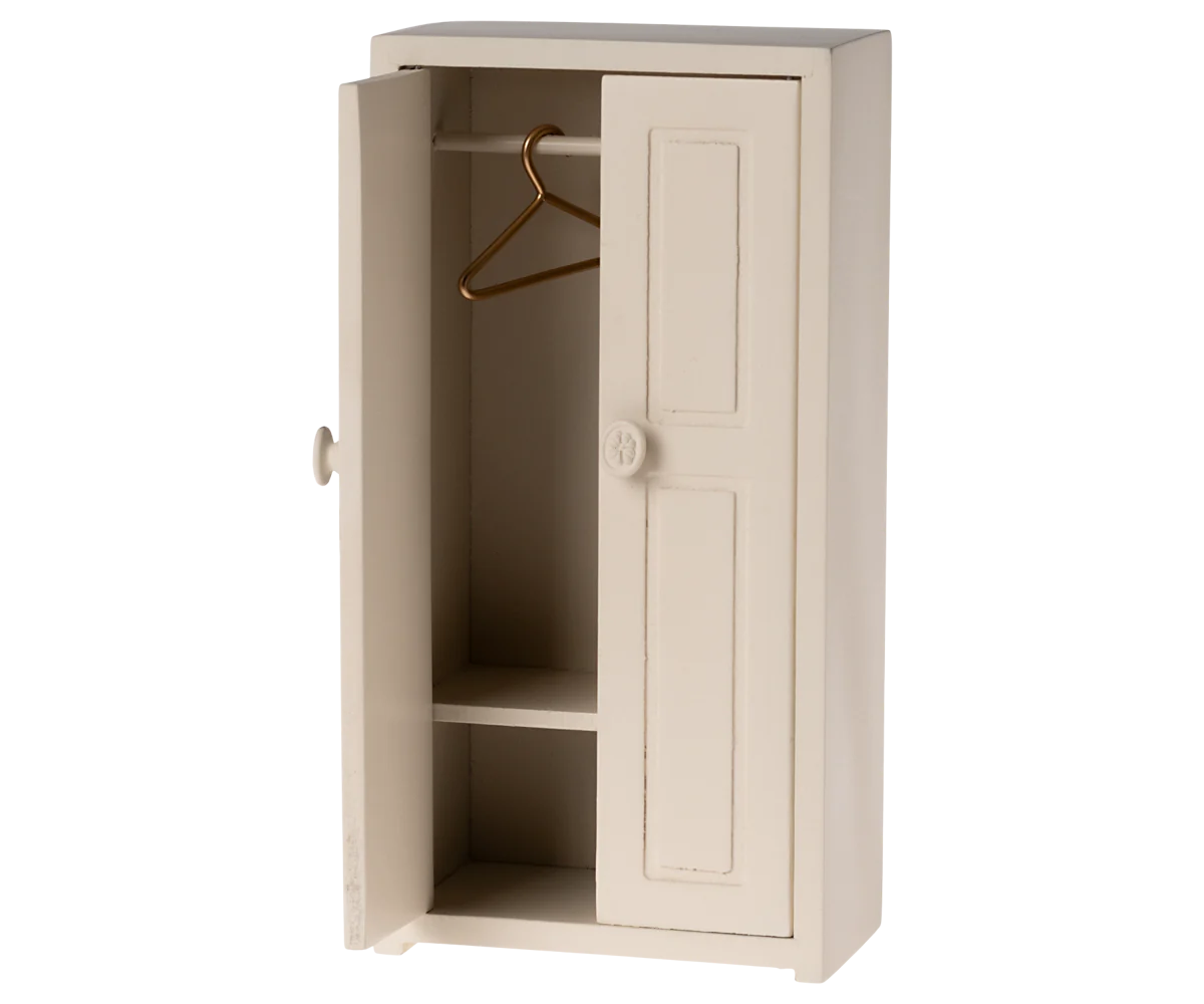 Maileg Maus Kleiderschrank incl. 3 Bügel