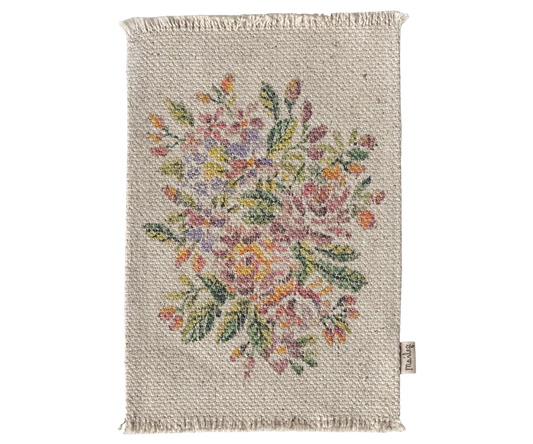 Teppich mit Blumen Maileg Maus