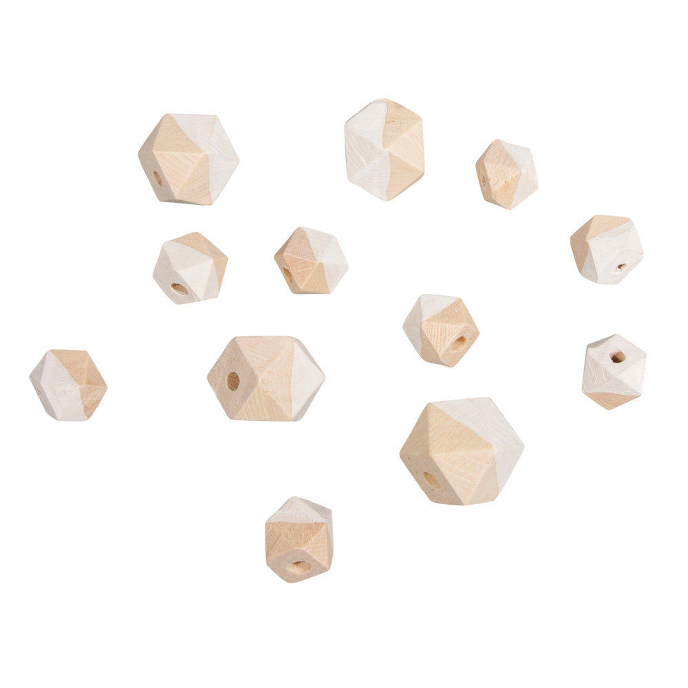 Holzperlen Diamant Beutel 2 Farben