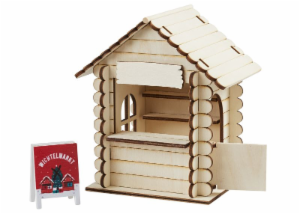 Wichtel-Marktstand Bausatz aus Holz