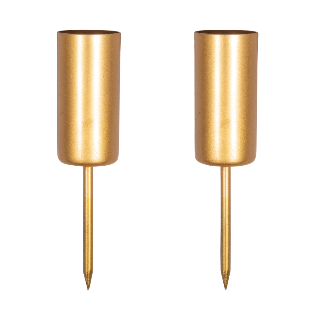 Stabkerzenhalter zum Stecken gold
