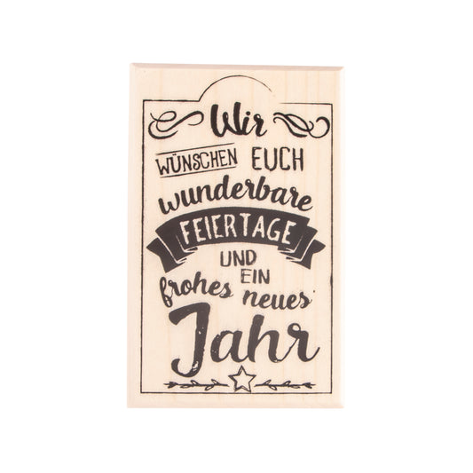 Stempel wunderbare Feiertage