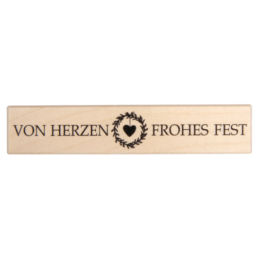 Stempel Von Herzen frohes Fest