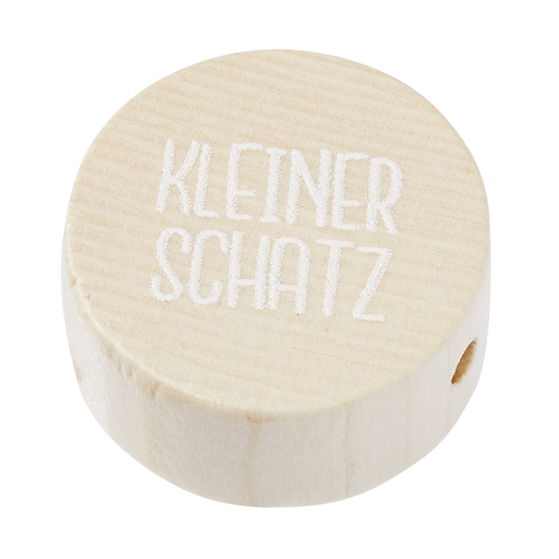 Schnulli-Holzscheiben 20 x 10 mm beschriftet
