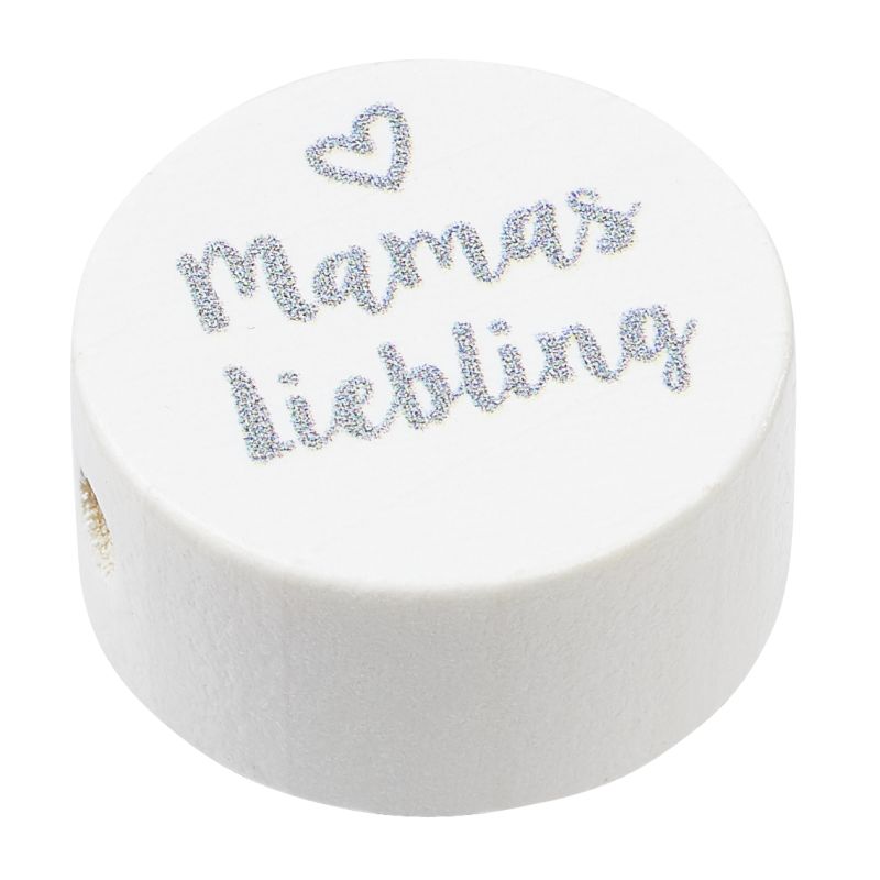 Schnulli-Holzscheiben 20 x 10 mm beschriftet