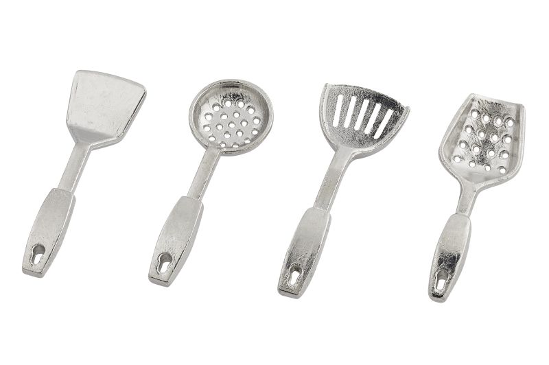 Kochutensilien Miniatur mit Aufhängung 5-teilig