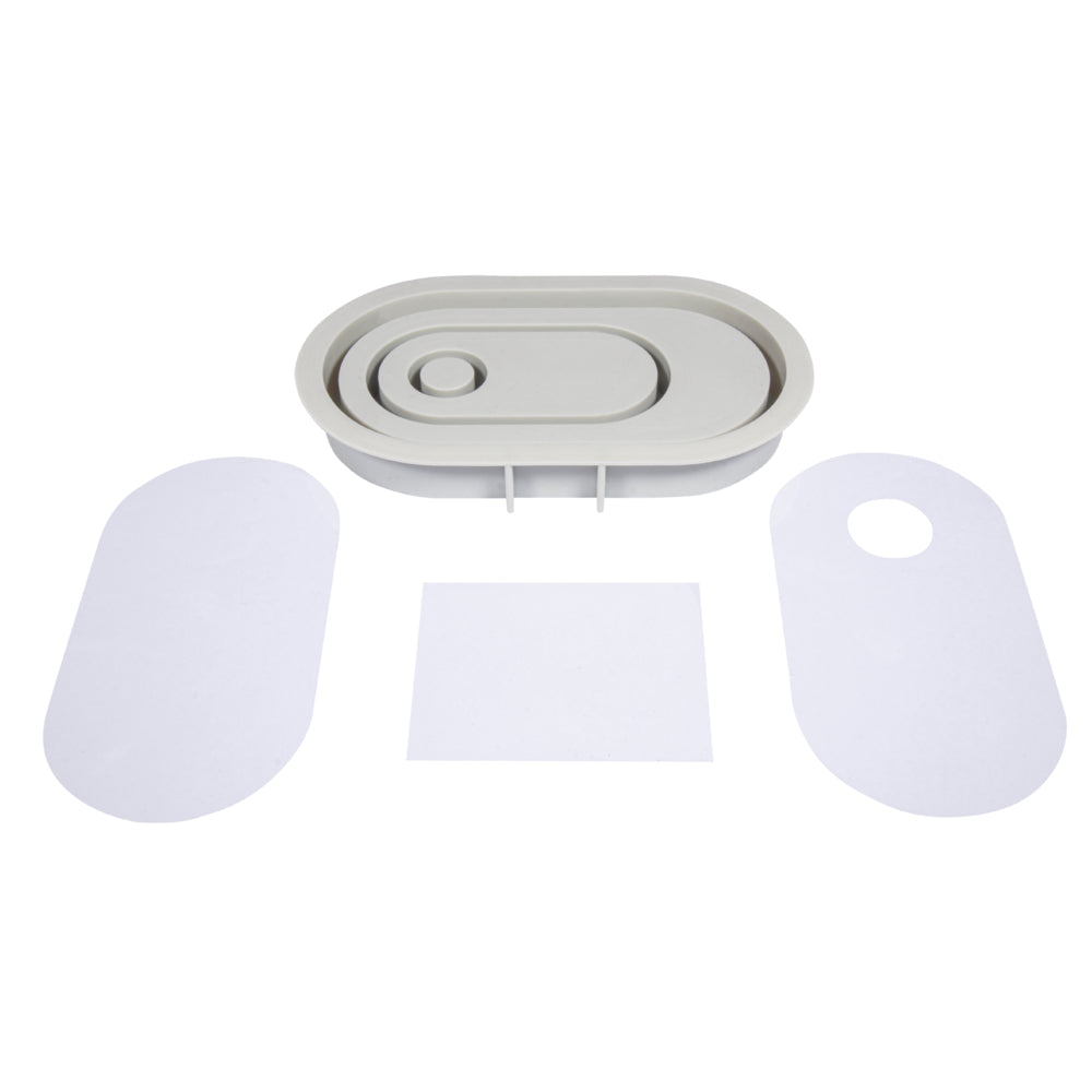 Gießform Kerzenständer Oval