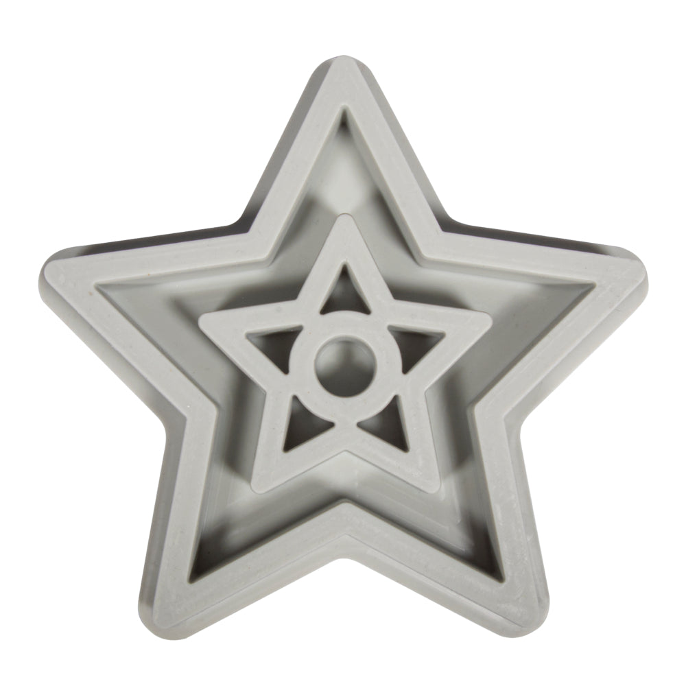 Gießform Kerzenständer Stern