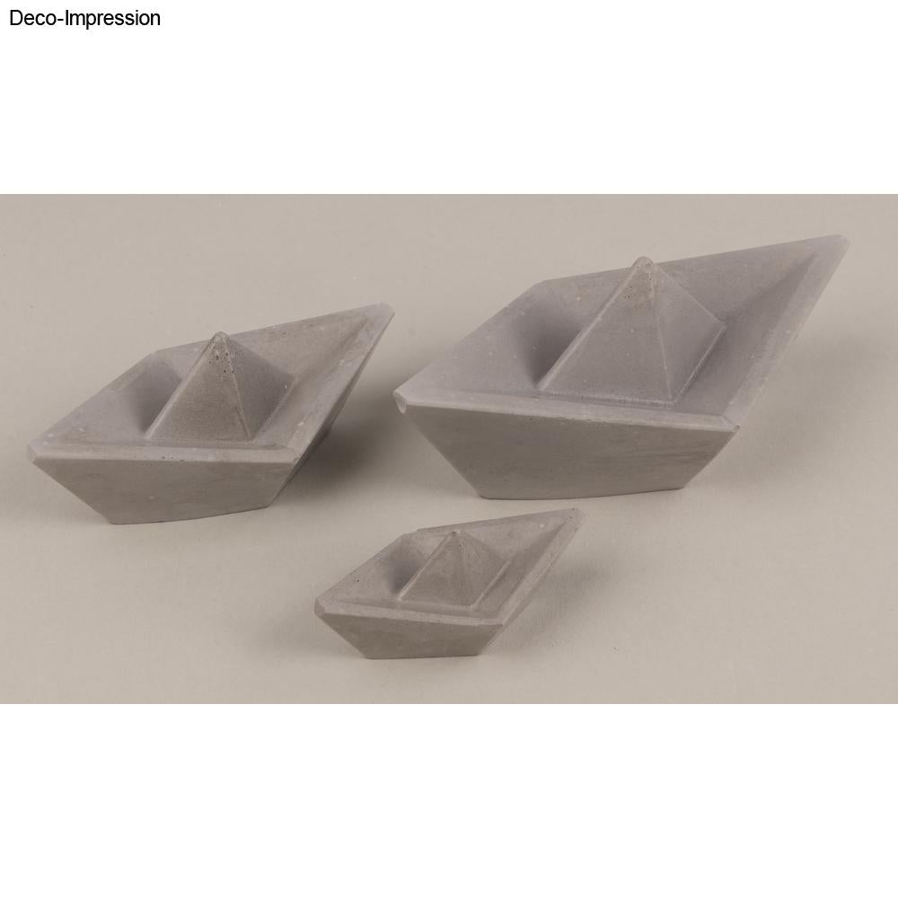 Gießformen Set Origami Boote 3tlg.