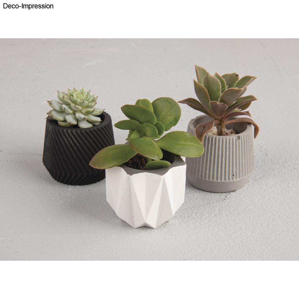 Gießformen Set Mini Töpfchen 3tlg. 3 Designs