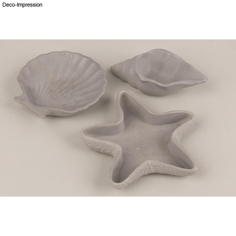 Gießform Seestern und Muscheln