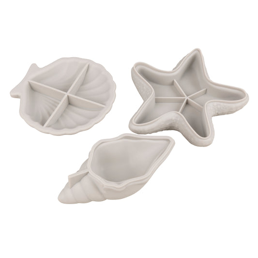 Gießform Seestern und Muscheln
