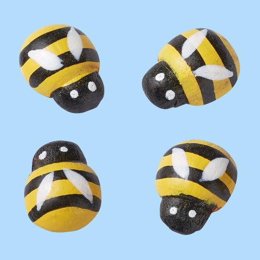 Biene, Glückskäfer, Fiegenpilz