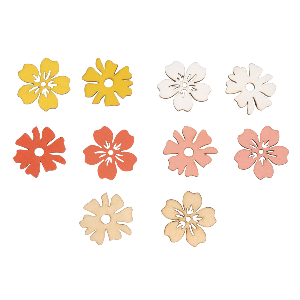 Holzstreuteile Frühling