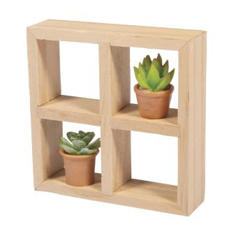 Holz Mini Regal quadratisch
