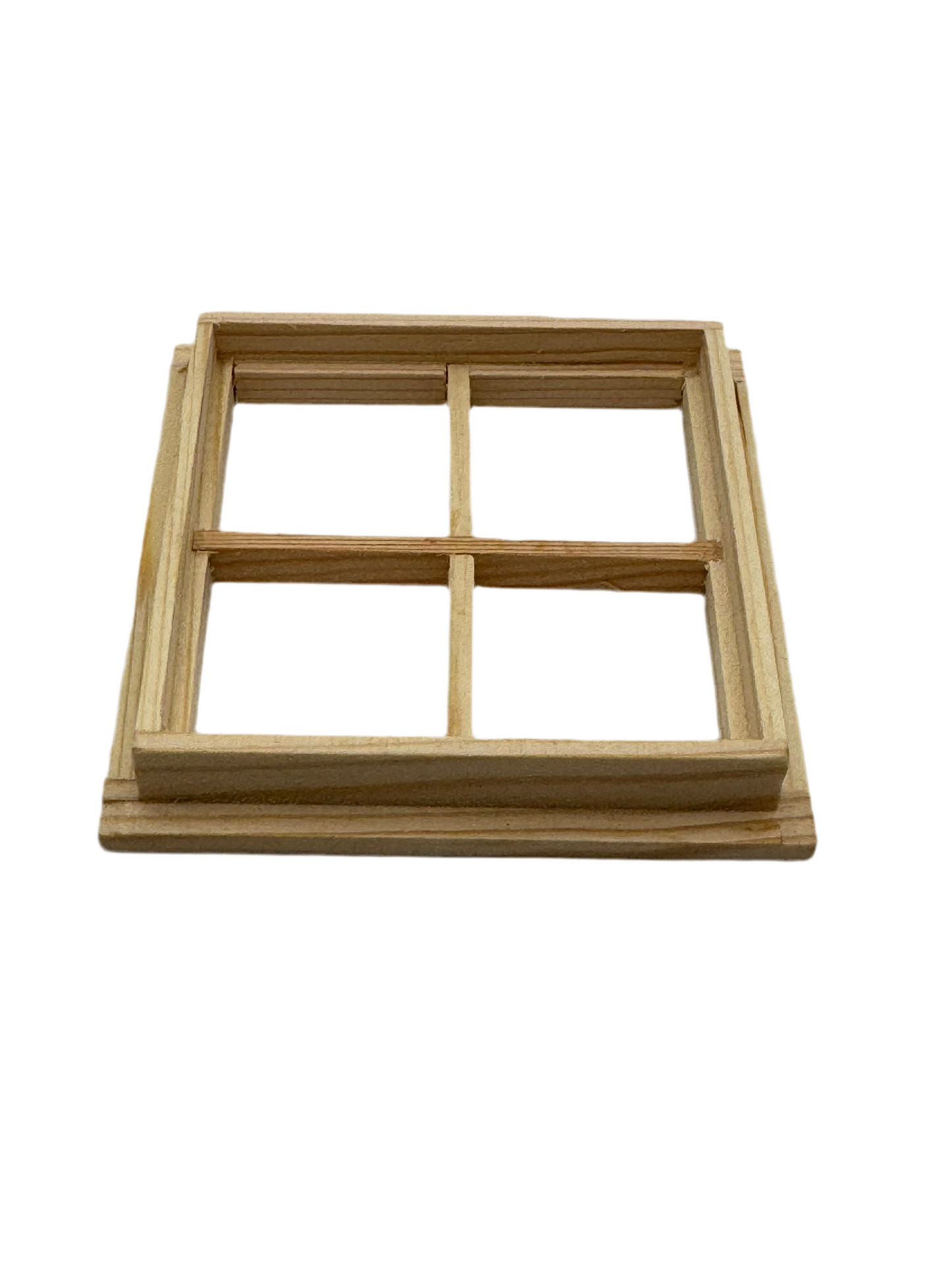 Holzfenster mit Rahmen