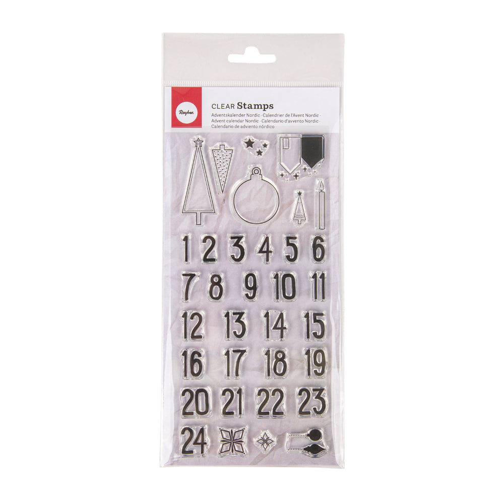 Clear Stamps Adventskalenderzahlen