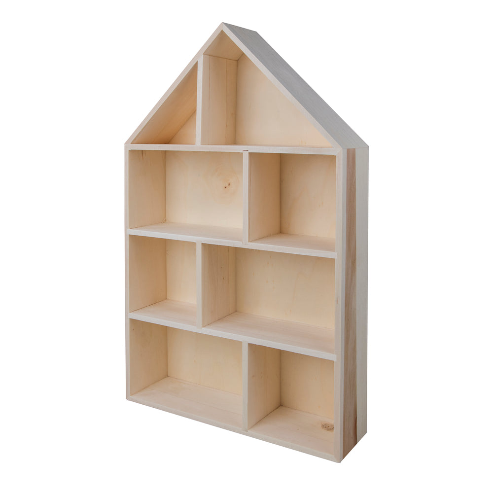 Holz Haus Setzkasten zum Aufhängen
