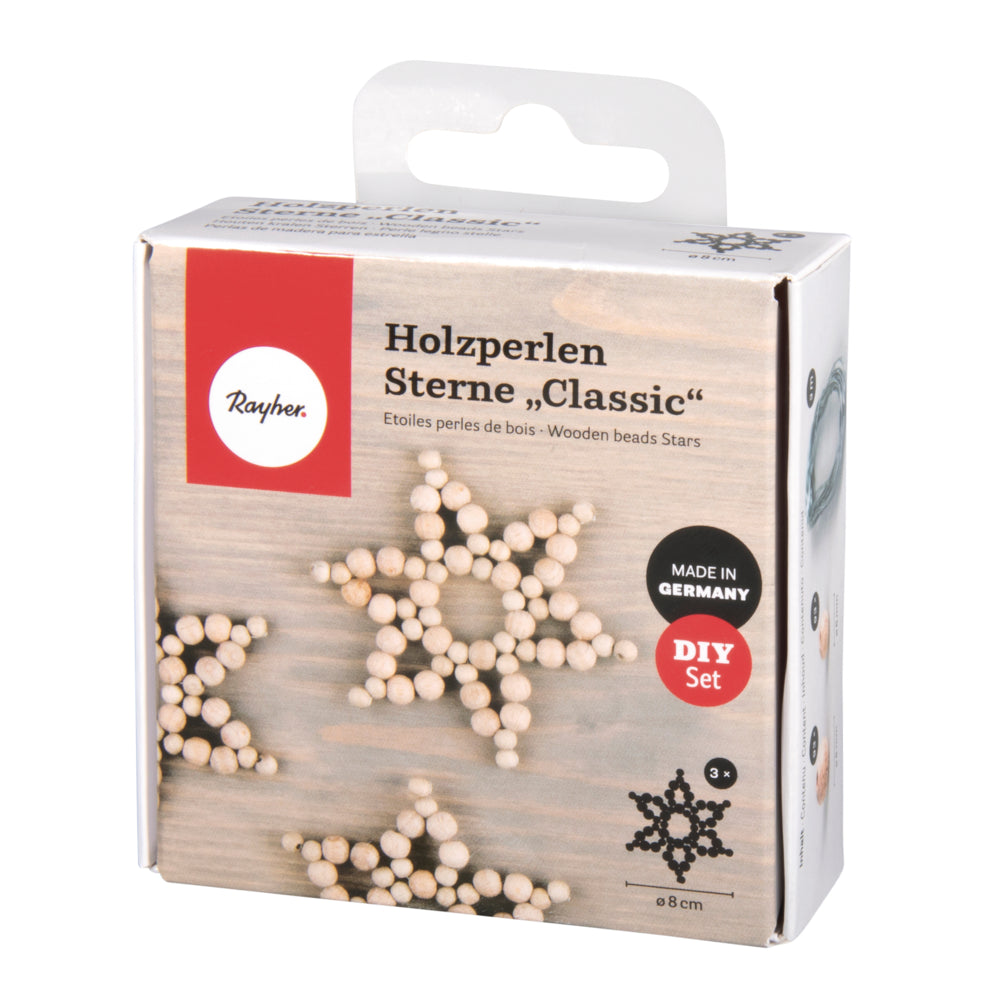 Holzkugelsterne Kreativset