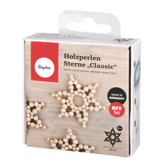 Holzkugelsterne Kreativset