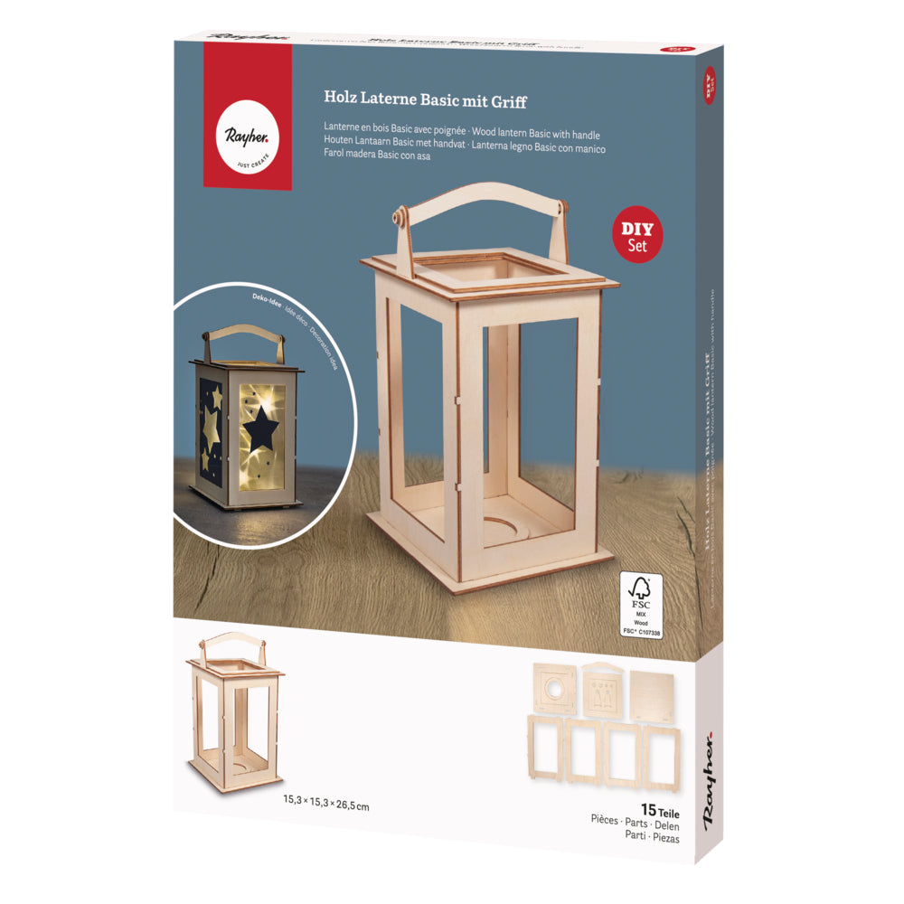 Holzlaterne Basic