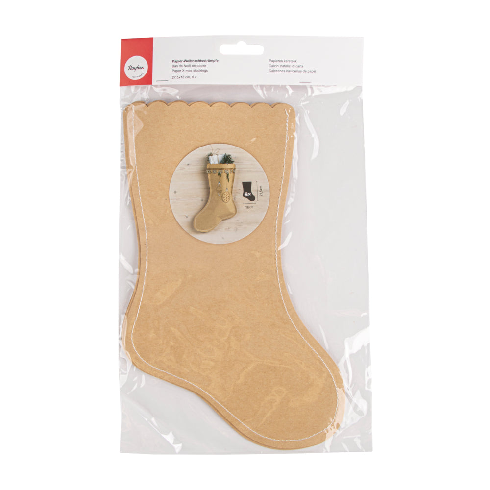 Papier-Weihnachtsstrümpfe