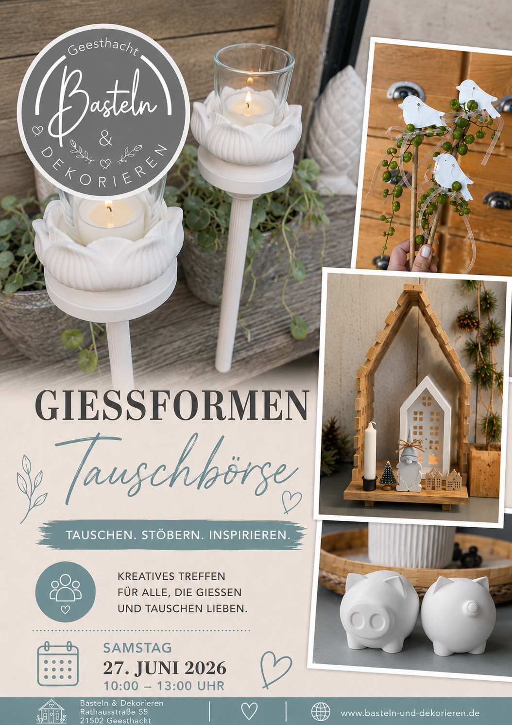 Gießformen-Tauschbörse Formen tauschen & nette Menschen treffen