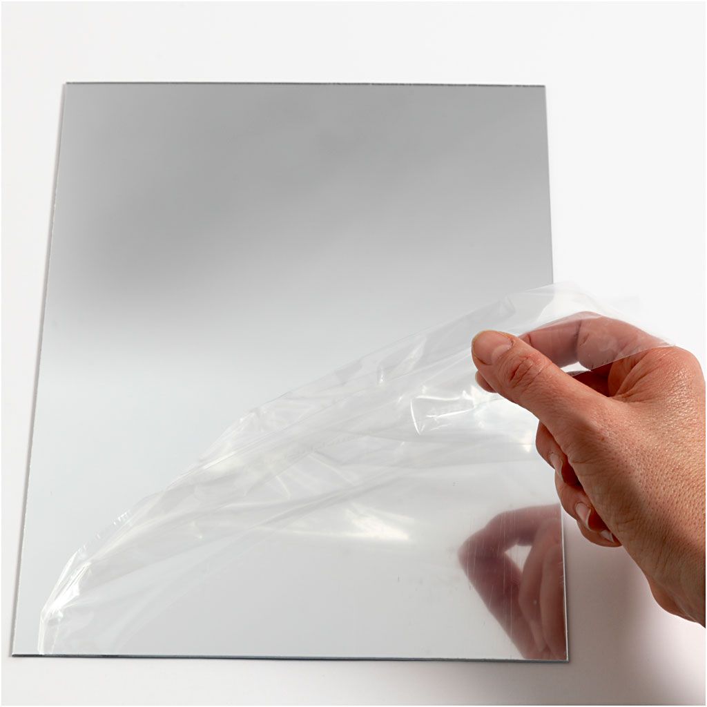Spiegelfolie aus Plastik