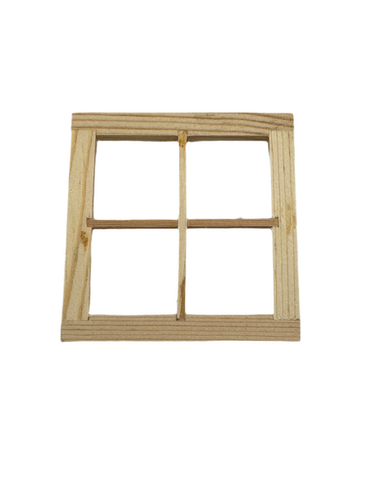 Holzfenster mit Rahmen