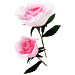 SCHABLONEN SET, Papierblume ROSE XL