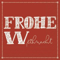 Frohe Weihnacht red