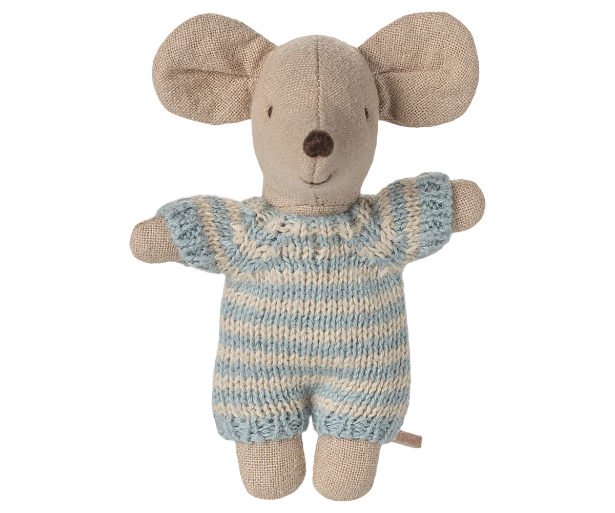 Maileg Babymaus in Tragetasche - Blau oder Rosa