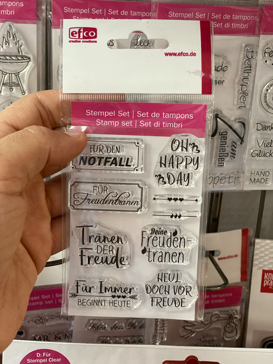 Clear Stamps Freudentränen