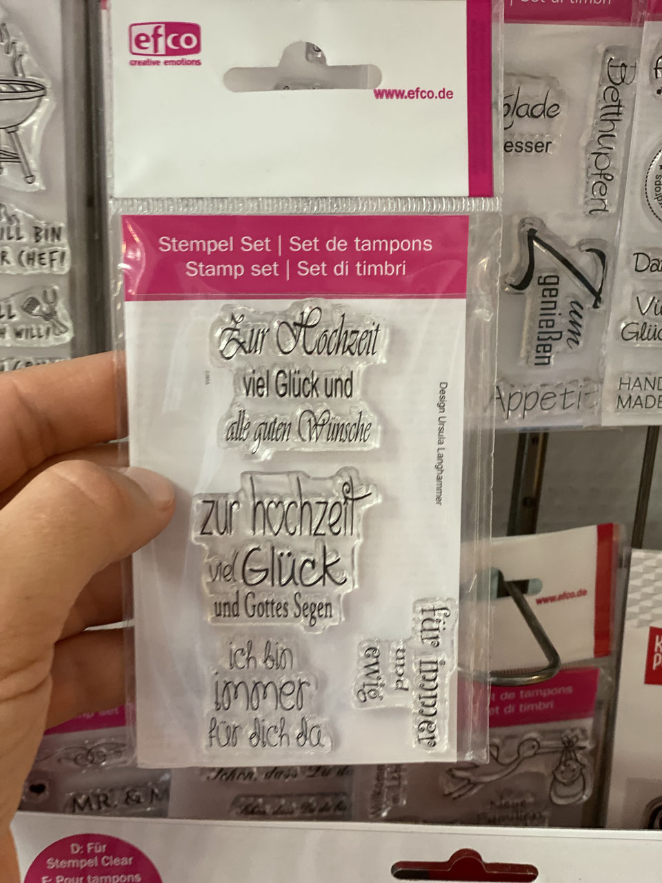 Clear Stamps Zur Hochzeit viel Glück