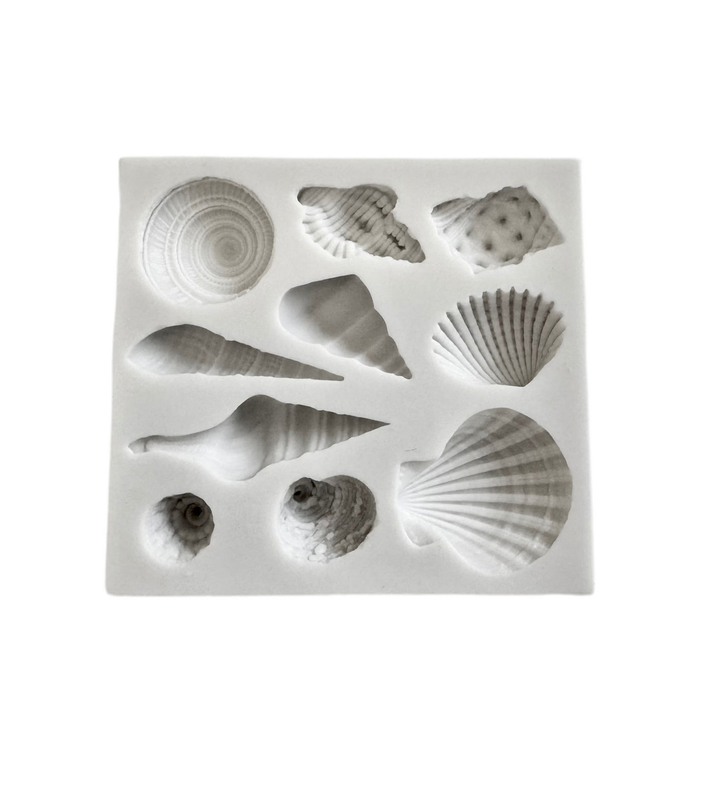 Silikonform mini Muscheln