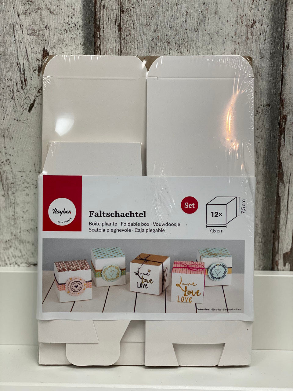 Faltschachteln Quadratisch