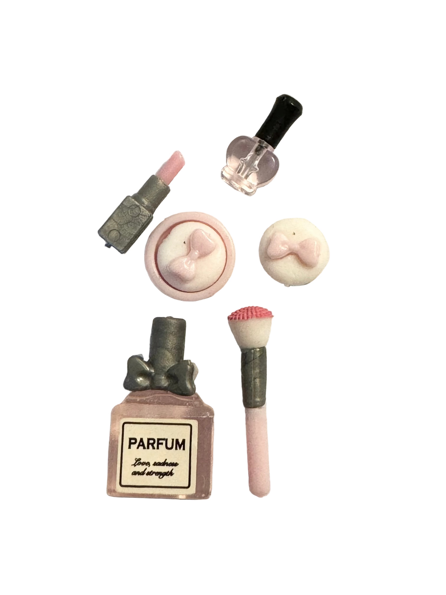 Miniatur Kosmetikset Rosa - Lippenstift & Nagellack, Parfum