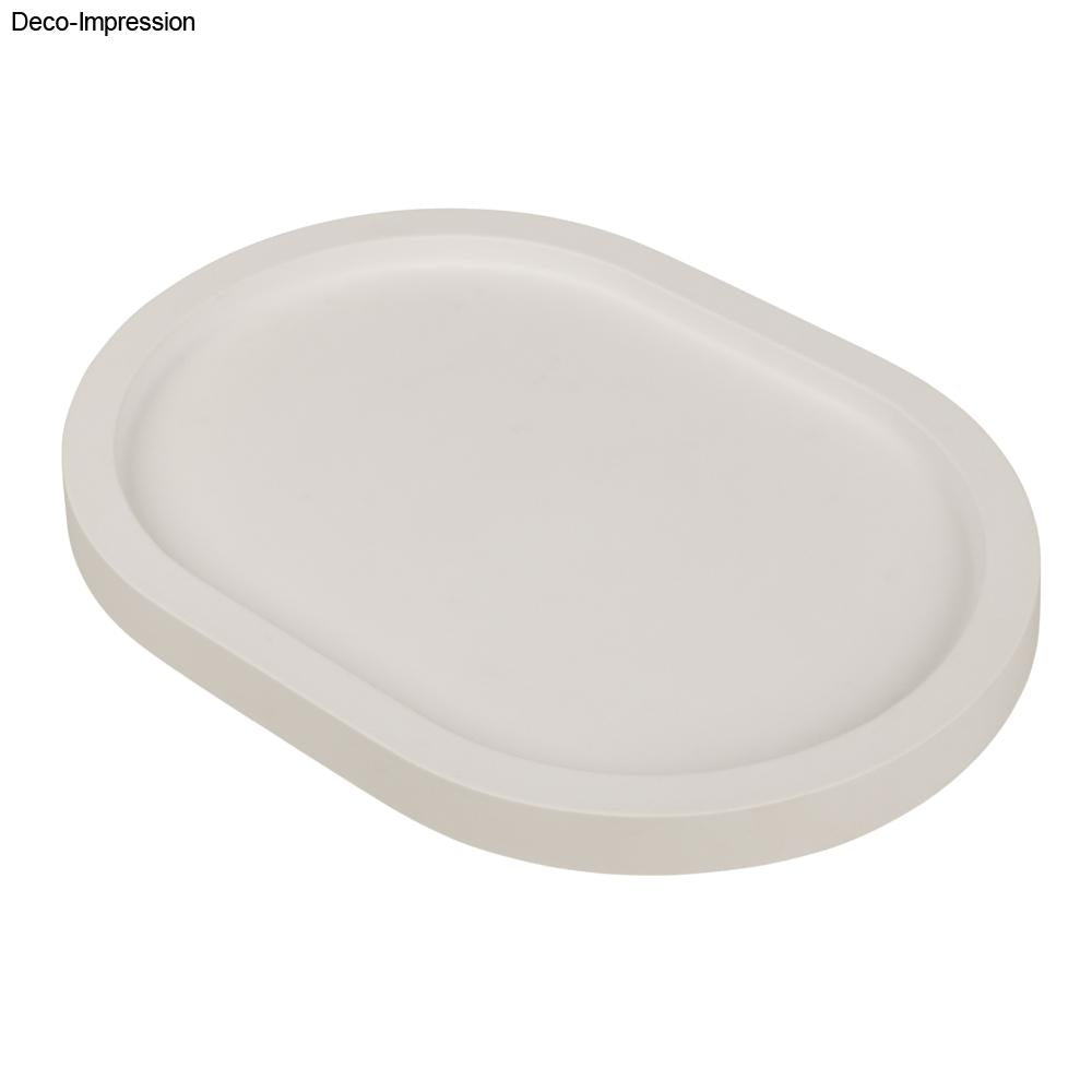 Gießform Dekoplatte Oval