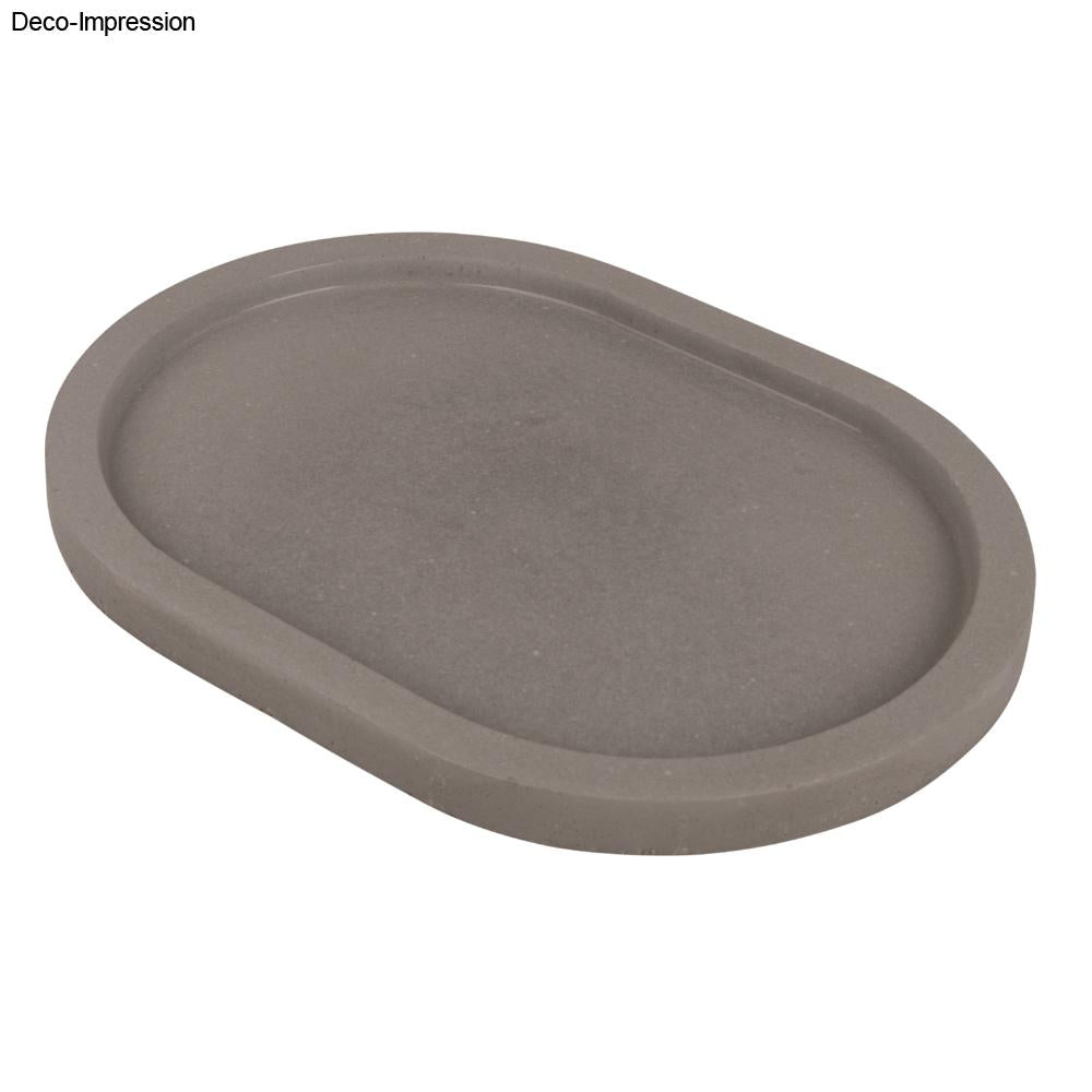 Gießform Dekoplatte Oval