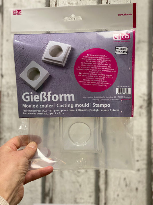 Gießform Kerzenhalter Teelicht