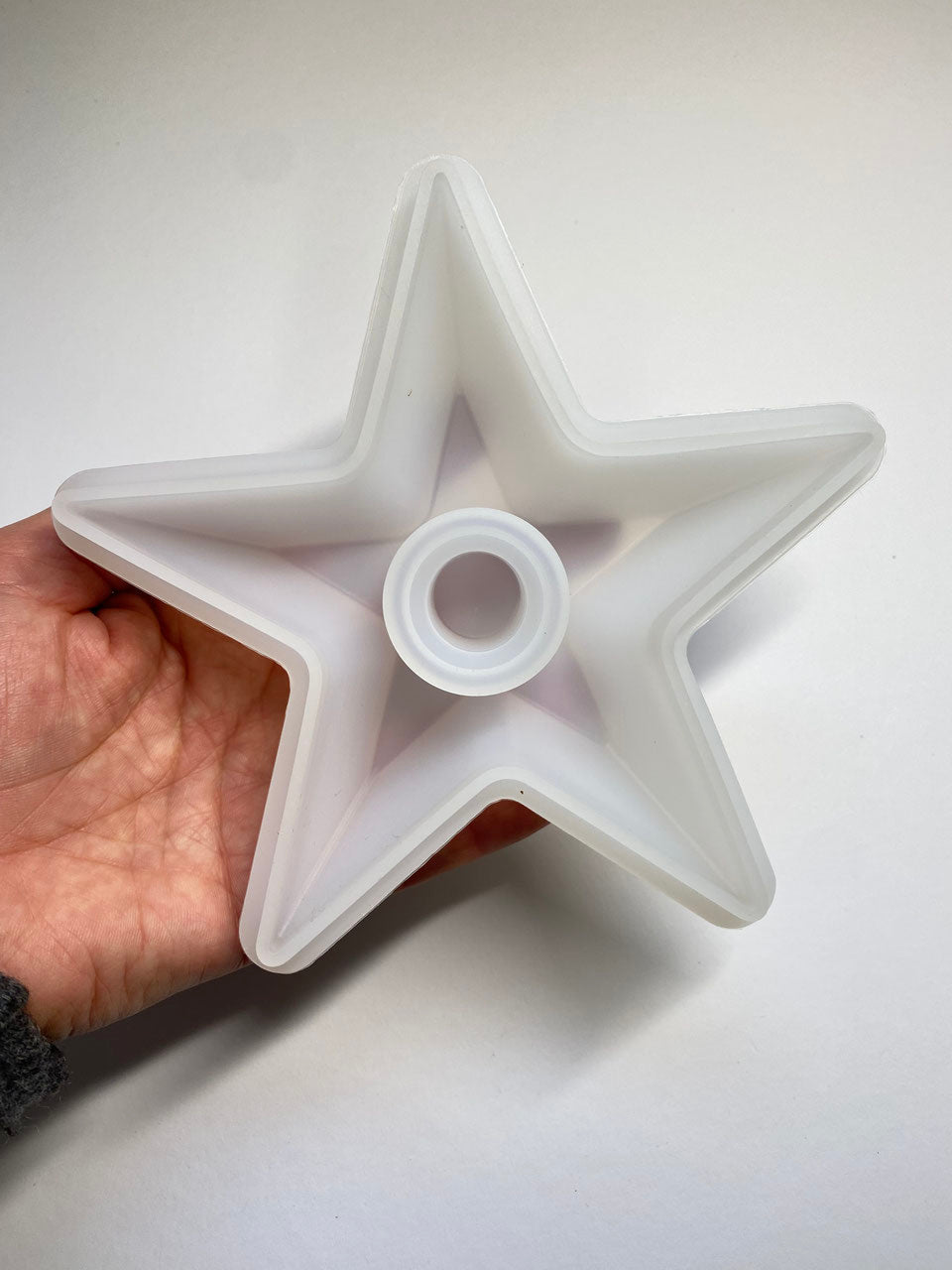 Gießform Stern (Kerzenteller)