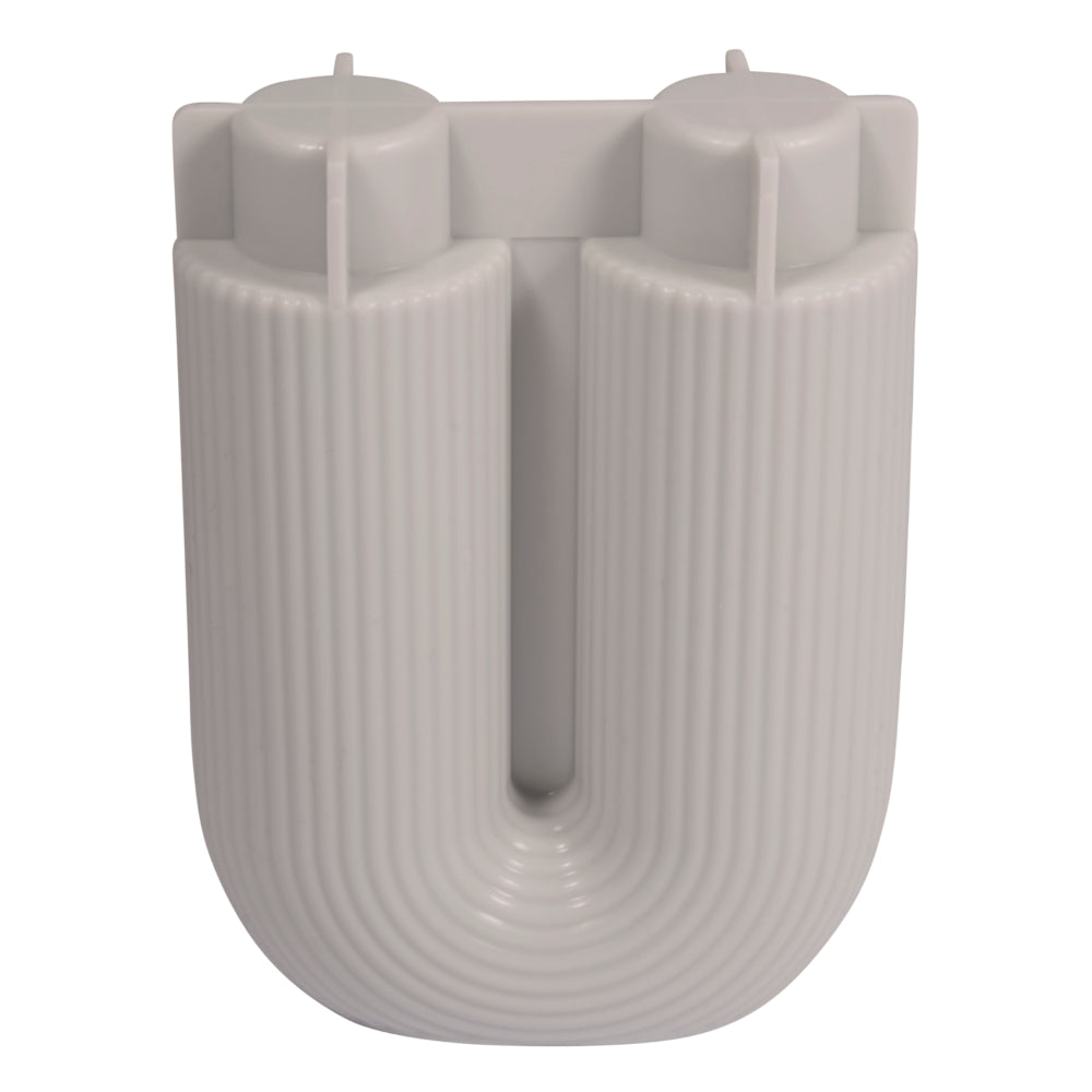 Gießform U-Form Vase geriffelt