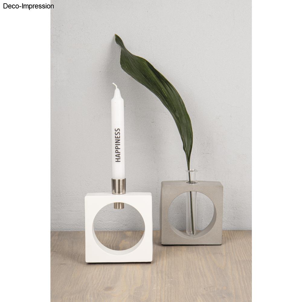 Gießform Vase Quadrat mit Kreisausschnitt