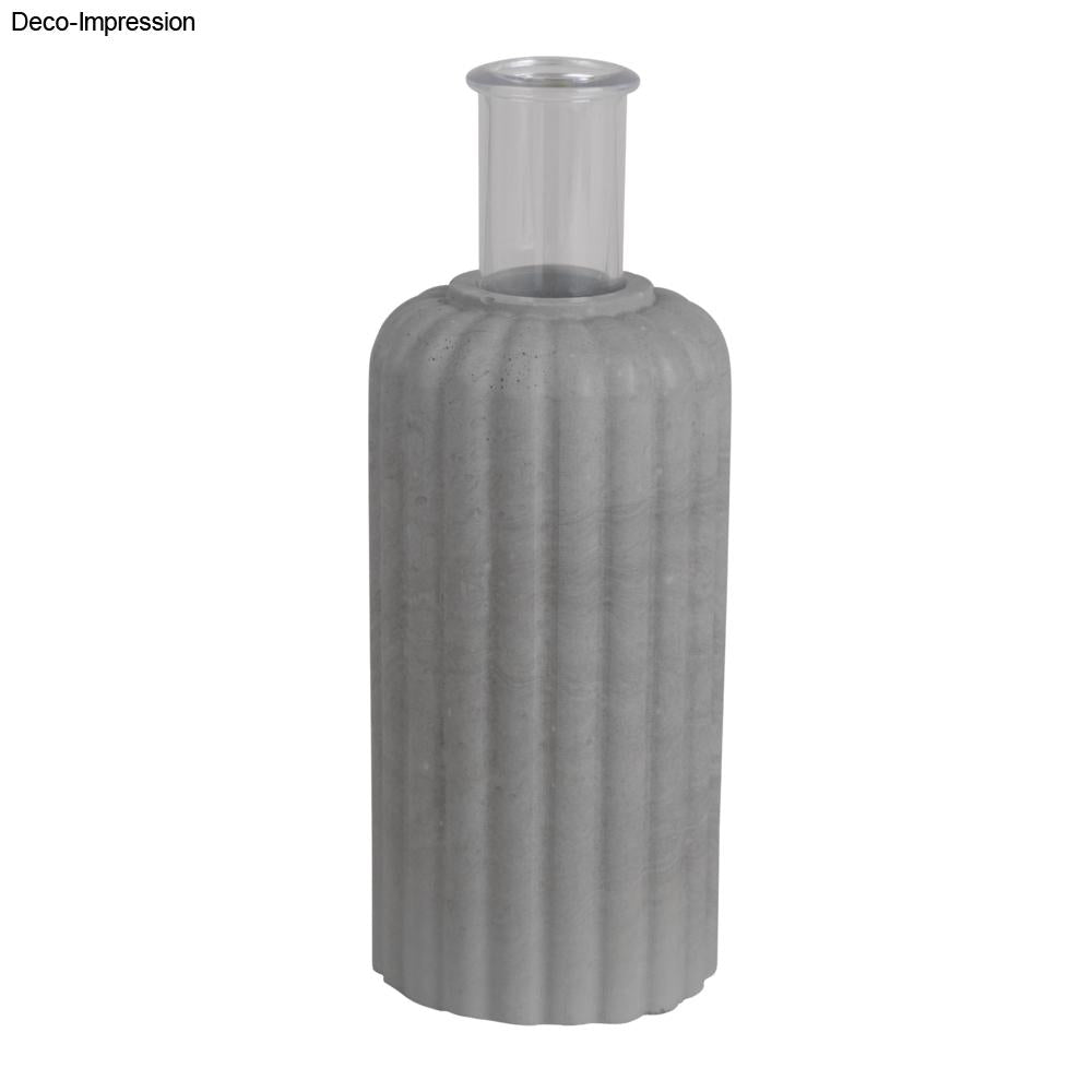 Gießform Vase geriffelt
