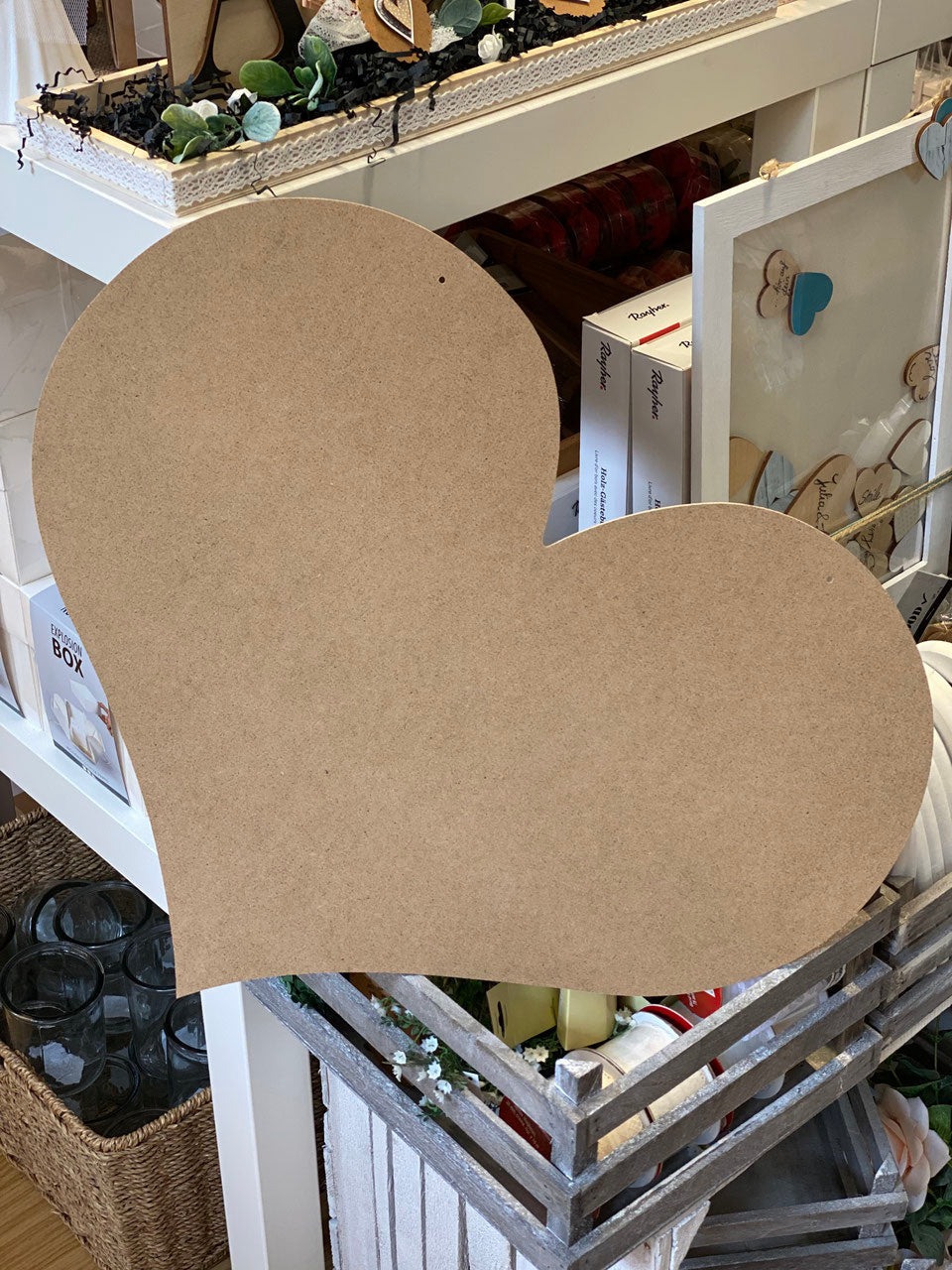 Herz aus MDF versch. Größen