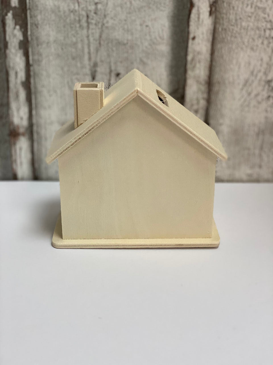 Spardose Holz-Haus