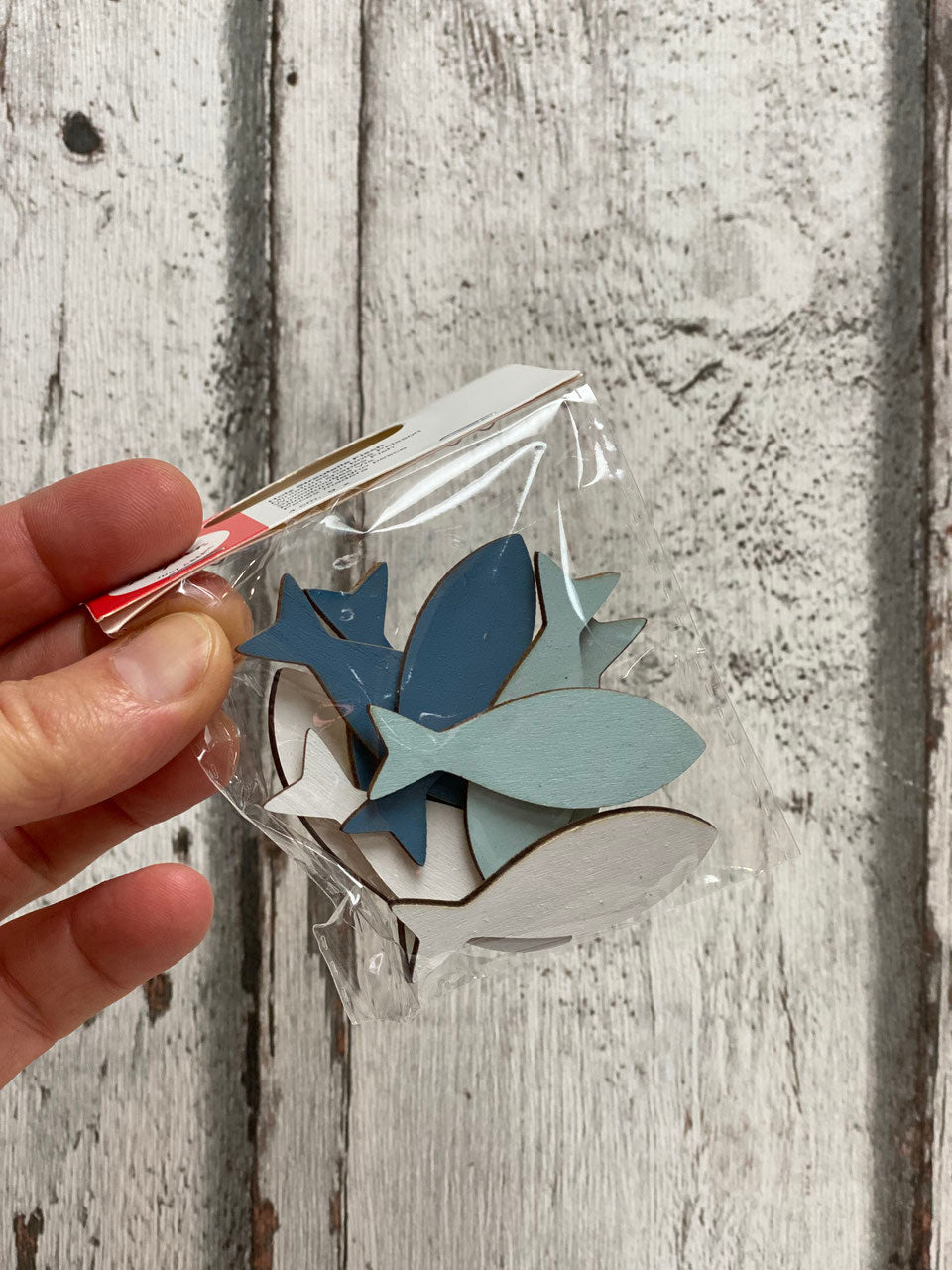 Streuteile Fisch blau