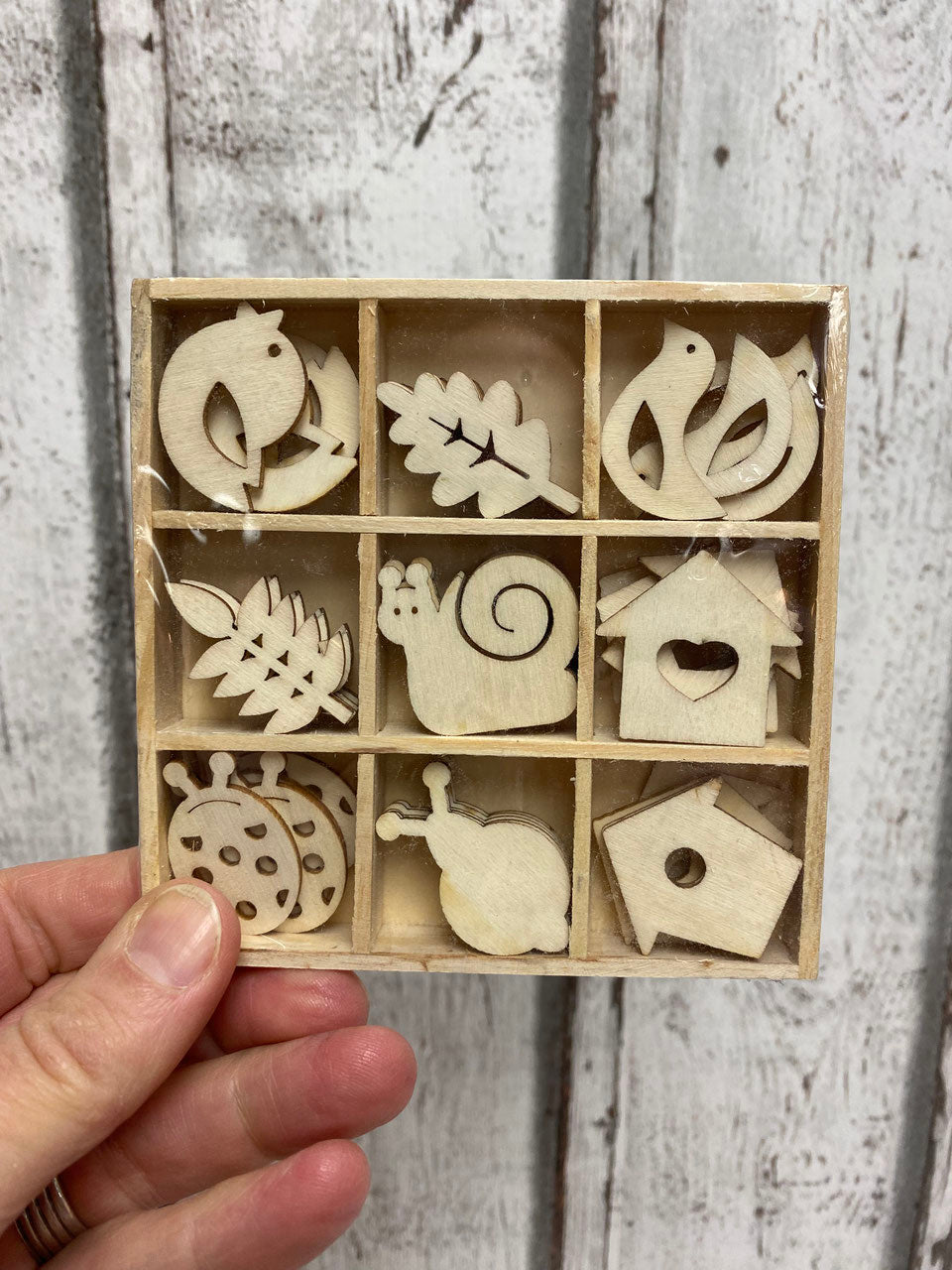 Holzbox Ornamente Streuer