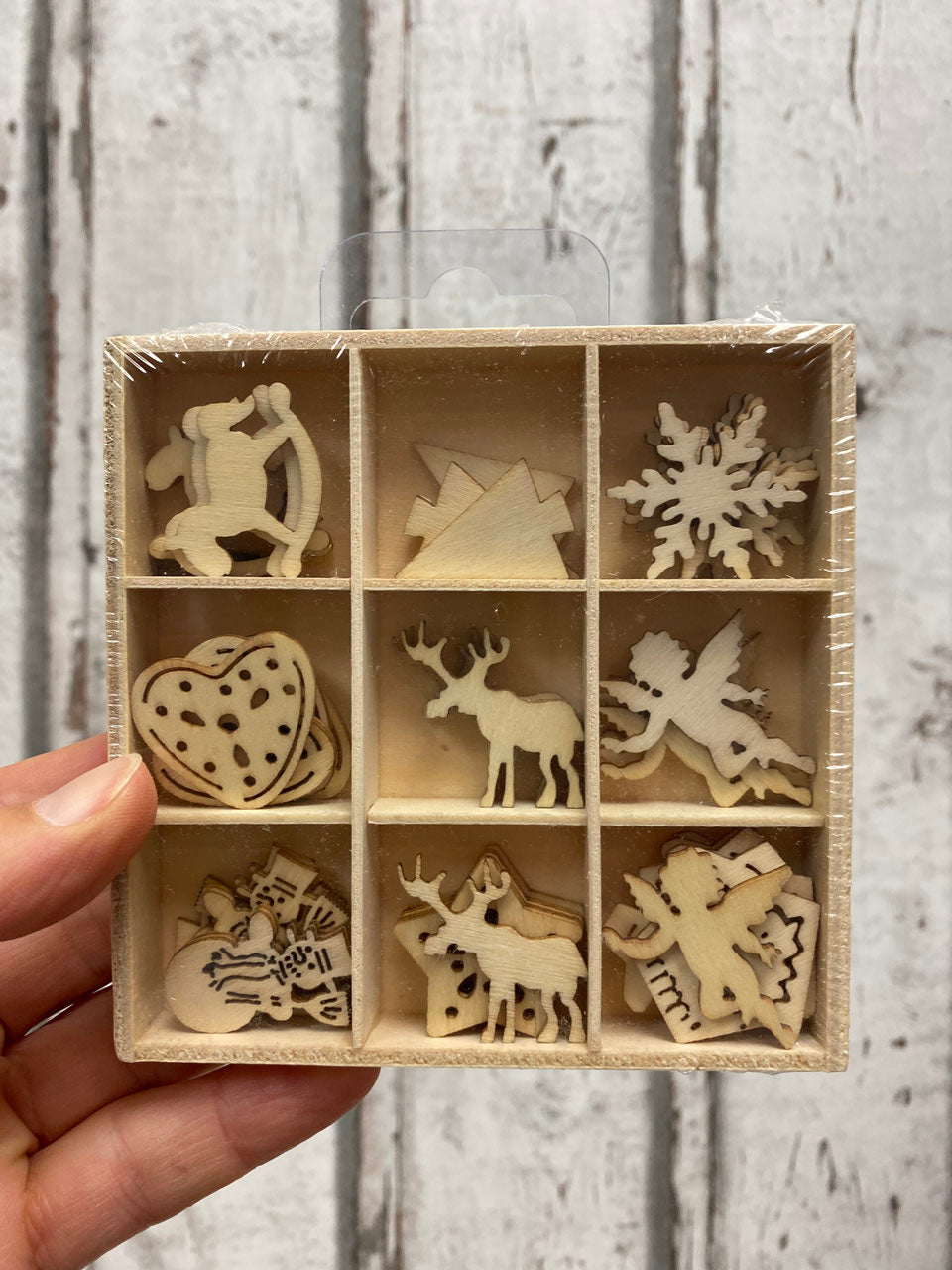 Holzbox Ornamente Streuer
