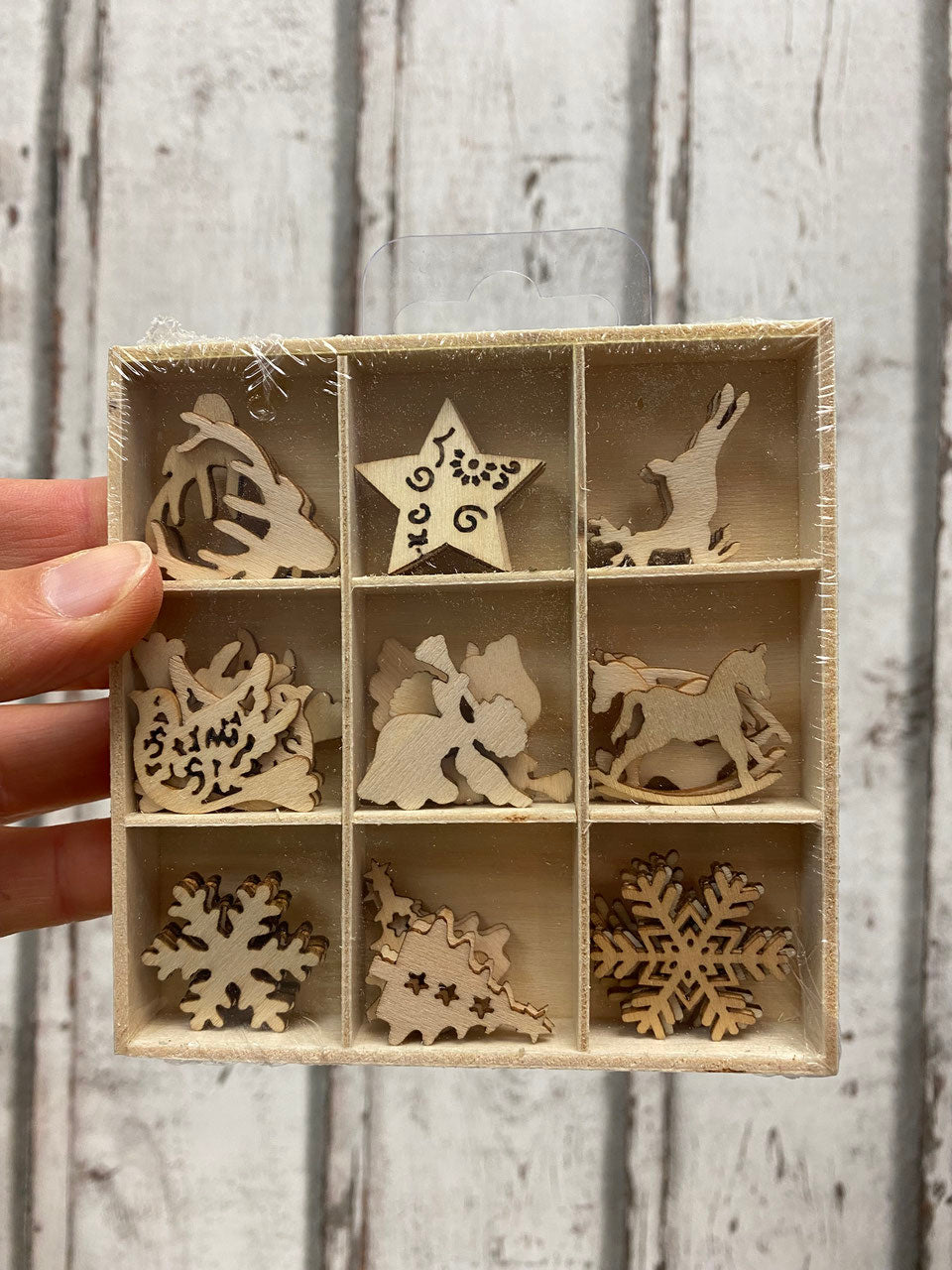 Holzbox Ornamente Streuer